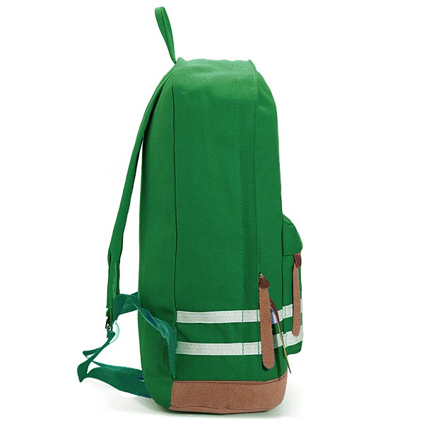 Fashion Women Canvas Pig Nose Backpack Rucksack Students Schoolbag